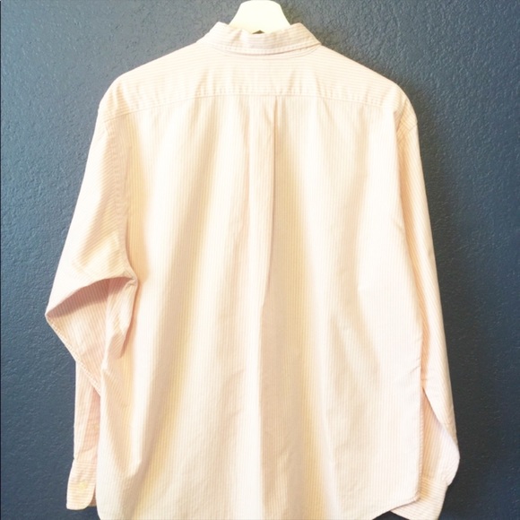 RALPH LAUREN VINTAGE PINK STRIPES BUTTON DOWN - Picture 2 of 6
